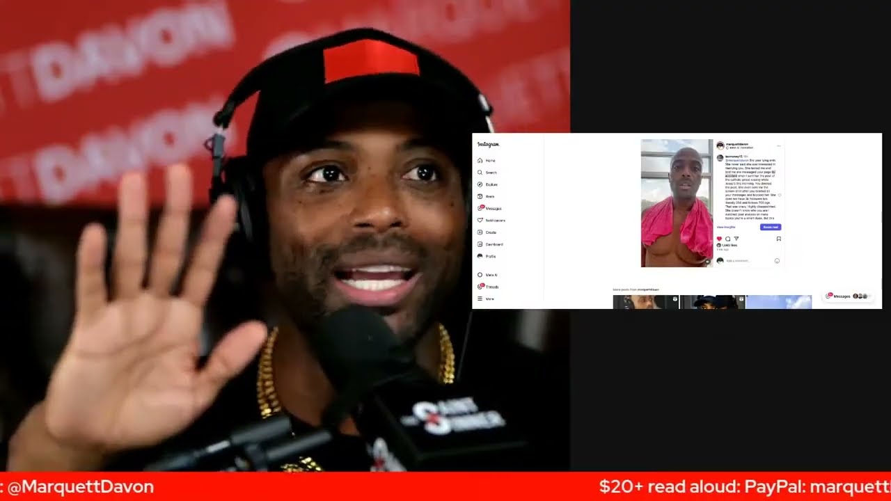 EXCLUSIVE – Woman SLIDES Marquett’s DMs & Her Beta Male CRASHES OUT