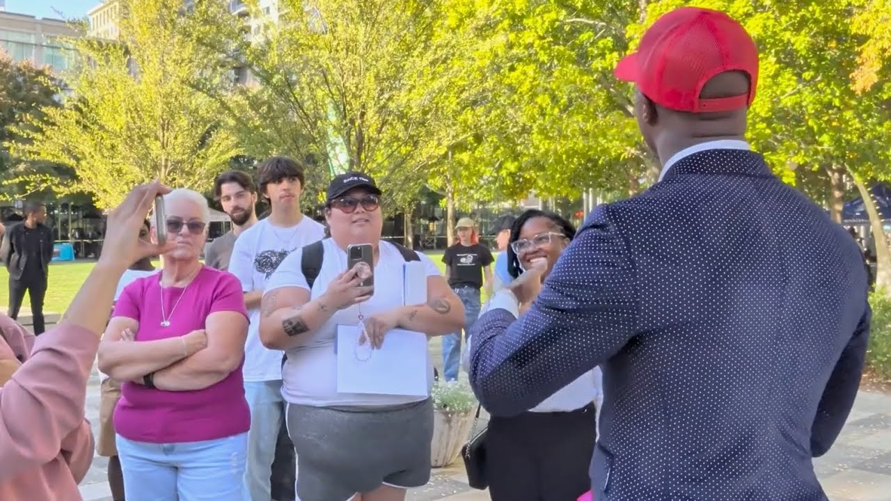 Marquett DEBATE Charlie Kirk Style with Nick Fuentes Fan